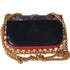 Christian Louboutin Sweet Charity Crossbody Red Gold Multi Glitter Bow